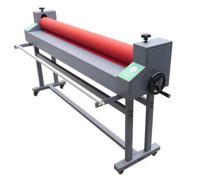 China Semi-automatic 1600mm stable 1600mm cold industrial mulch applicator film advertising 63inches paper laminating manual laminator laminating machine for sale