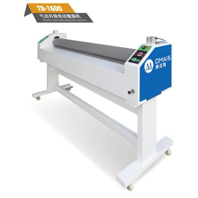 China A02-DMSTD-1600 Stable Advertising Semi-automatic Cold Industrial Film Applicator Mulch Paper Laminating Manual Laminator Laminator Machine for sale