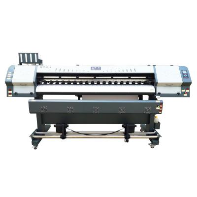 China Hotels double main silver color xp600 1.88m roll in roll inkjet printer 1.38m/1.60m/1.68m/1.88m eco XP600 solvent 1880mm printer for sale