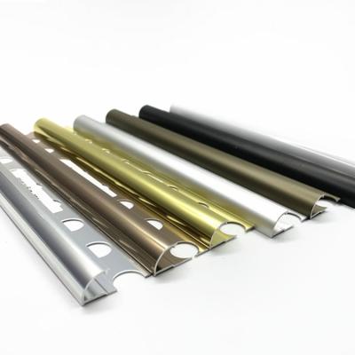 China Beautiful Modern Design Ceramic Edge Polished Aluminum Tile Trim for sale