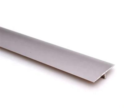 China Aluminum Profile Transition Trim T Shape Mat Trim With Rubber HMCT085 for sale