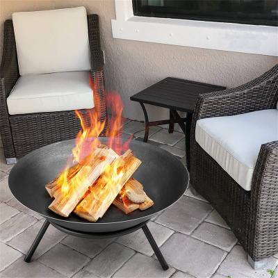 China Outdoor Heater GRILL 2022 22.6inch Camping Metal Wood Fire Pit Portable Garden Hot Selling Outdoor Burning Firebowl for sale