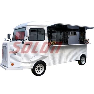 China Mobile mini food factory vegetable processing trailer portable coffee truck mobile donut food cart for sale for sale