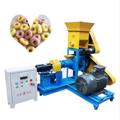 China Hotels Corn Snacks Making Machine Corn Puffs Snacks Extruder Making Machinery for sale