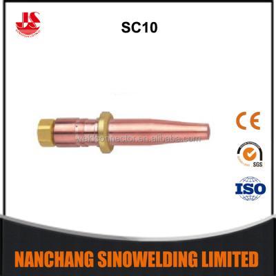 China High Quality SC10 Smith Welding Gas Cutting Nozzle Torch Cutting Tip for sale