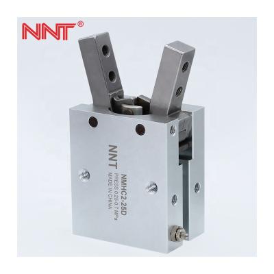 China Stores NNT 0.1~0.6MPa Construction Material Suppliers Pneumatic Industrial Pneumatic Clamp Angular Clamp for sale