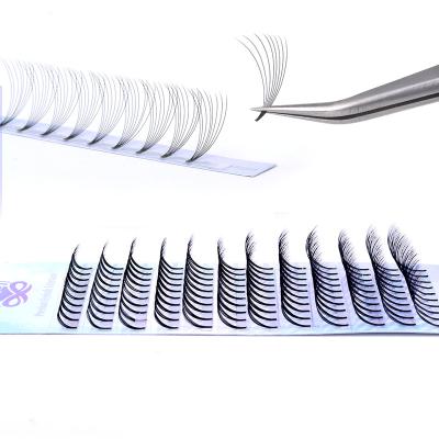 China Mink Natural Long Curl Daily Easy Fanning Eyelash Extension Easy Fan Eyelash Extension for sale