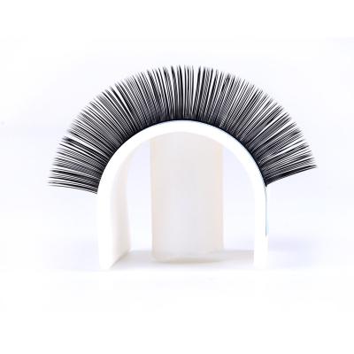 China Long Volume Faux Mink Slit Cashmere Tip Natural Daily Lash Tray Eyelash Vendor Individual Ellipse Matte Lash Flat Lash Extensions for sale