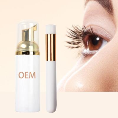 China Wholesale Private Label Foam Eyelash Extension Foam Bath Packing Eyelash Wash Brush Eyelash Detergent Safe Colored Concentrate for sale