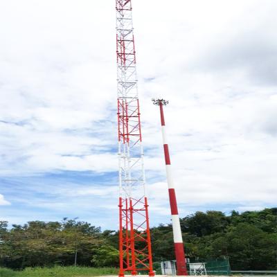 China Manufacturers Sell Well Tubular Telecommunication Tower 3 Legs Tubular Steel Hot Dip Galvanized Steel Tubular Grid Telecommunication Tower for sale