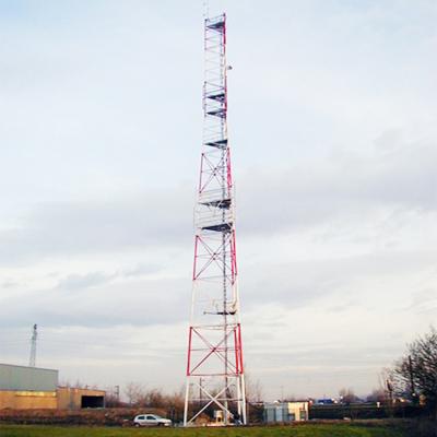 China Telecommunication tube tower used to support pole antennas and microwave link antennas telecommunication tube tower for sale