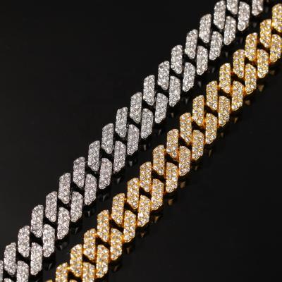 China Thick Hip Hop Hip Hop 20mm Cuban Link Chain Iced Out Heavy Mens Hitter's Jewelry Wholesale Necklace for sale