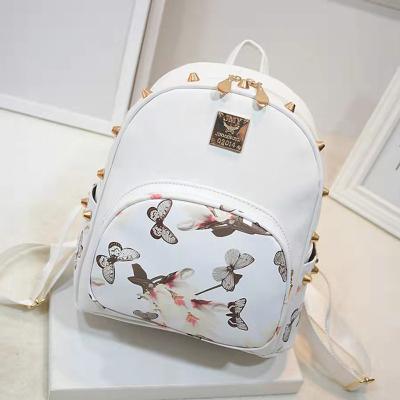 China Wholesale Fashion Lovely PU Woman Backpack Waterproof Shoulder Bag Small for sale