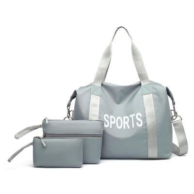 China Fashion Hot Selling Overnight Shoulder Travel Sports Fleece Gym Tote Custom Sport Bag for sale