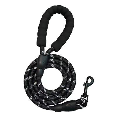 China Amazon Personalized Drop 1pcs Medium Large Round Thoughtful Climbing Padded Strong Durable Traction Handle Rope Dog Leash for sale