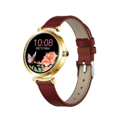 China Nobl Sports Fitness Round Touch Screen BT Call Music Control Health Screen Wristband Smartwatch NY22 IP68 Female 1.09