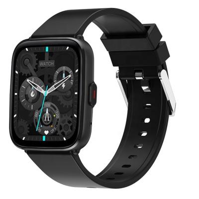 China Touch Screen Customize LOGO OEM Smartwatch G12 Smart Wristband Body Temperature Sports Tracker Android Healthy Smart Watch With Calling for sale