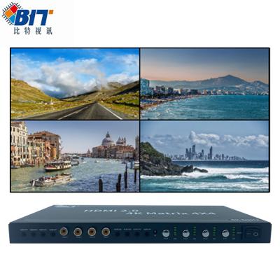 China Broadcast Television Projects Bitvisus Support Hot Selling Digital Media IR 4X4 4K HDMI Matrix Audio Changer for sale