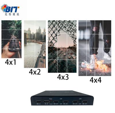 China 2021 Hot Sale 1x4 2x3 3x4 Video Wall Controller 3x3 2x5 4x3 HDMI TV Video Wall Processor BIT-MSE-4K60-104PRO for sale