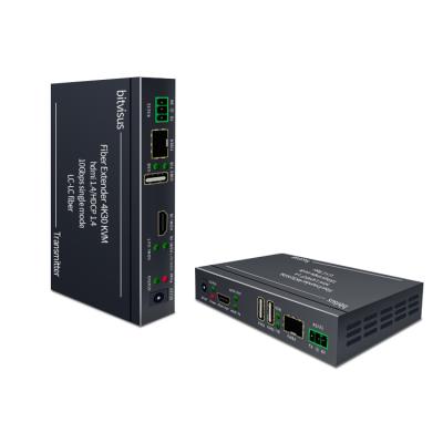 China New Product Support IR Control 4K30 Hdmi Fiber Optic Above Extra 10Km 136*85*26mm for sale