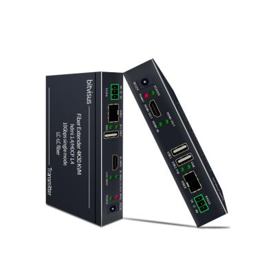 China Creative Usb Ports To Connect Mouse And Keyboard Hdmi Supplement Over Fiber Supplement 10Km 4K 60Hz 136*85*26mm for sale