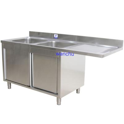 China With Free Faucet Bowl Stainless Steel Commercial Double Sink Cabinet With Drainer/Hand Lavatory Sink Price In Pakistan for sale