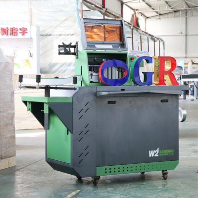 China Printing Stores China W2 Aluminum Channel Letter Bending Machine And 3d CNC Sign Letter Making Machine For Advertising Logo for sale