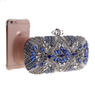 China Fashoion Luxury Women Clutches High Quality Wedding Chain Purse Rhinestone Bag Evening Clutches Female Shoulder Day Clutches Small for sale