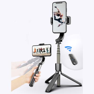 China Lightweight Anti-shake Stabilizer Flexiblity Single-axis Selfie Stick Extendable Mobile Phone Holder For Phone Gimbal for sale