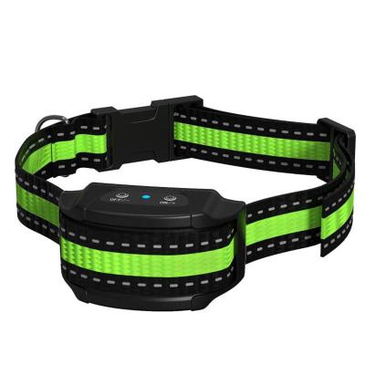 China Anti Vibration Collar Sustainable Dog Training Equipment Low Price Factory Bark No Shock Pet Collar for sale