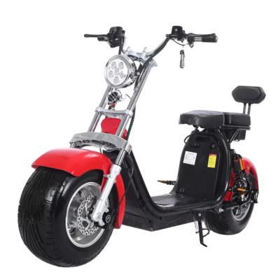 China Fat tire steel electric motorcycle Halley scooter harleyment 2000w 1500w 2 wheel citycoco electric scooter with CE EEC for sale