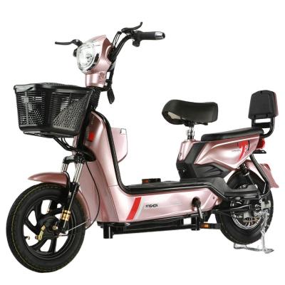 China Factory price fashion new design cheap steel chinese adult electric bicycle battery electric bicycle for sale