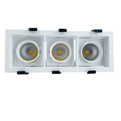 China Embeded Zhongshan Factory Mount 2 Heads 12w Flush Cob Led Ceiling Lights Spot Led Light for sale