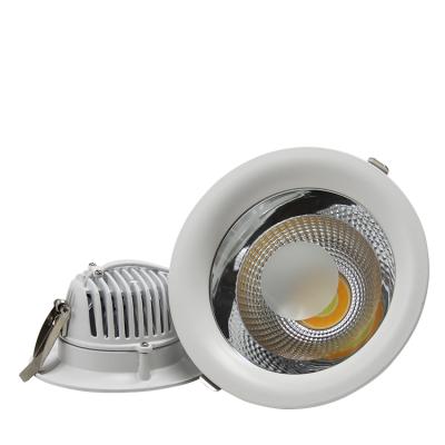 China Modern 7w 15w 24w hotel COB downlight aluminum indoor led ceiling white recessed led downlight for sale