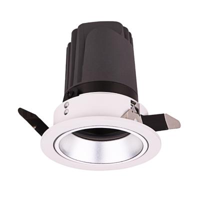 China European indoor unit anti-glare HID downlight led spotlights 7W 12W 18Wcob mini ceiling led spot light for sale