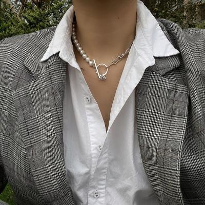 China 2021 Fashion Elegant Charming Korean Jewelry Hot Selling Necklace Pearl Pendant Necklace for sale