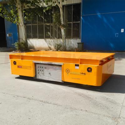 China Battery Operated Remote Control 10 Tons Hydraulic Lift Pallet Transfer Cart à venda