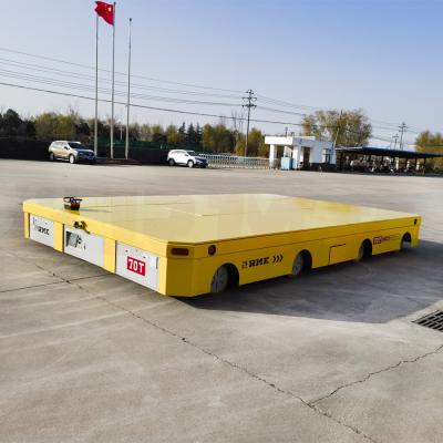 China 70 Tons Steering Wheel Omnidirectional Trackless Transport Cart for sale