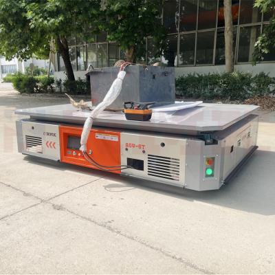 China 5 Tons AGV Omnidirectional Trackless Transport Cart With Steering Wheels for sale