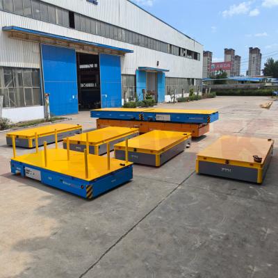 China 40 Tons Omnimove Transfer Cart With Lifting Dual Platforms Electric Transfer Cart zu verkaufen