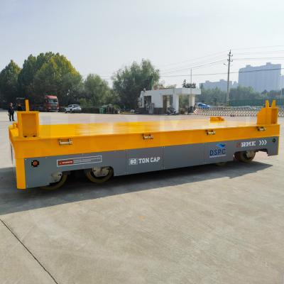 China 80 Tons Heavy-Duty Customized Tooling Trackless Transfer Cart for sale