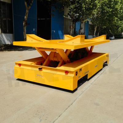 China 12 Tons Paper Roll Transporter Heavy Load electric Transfer Cart With Lifting for sale