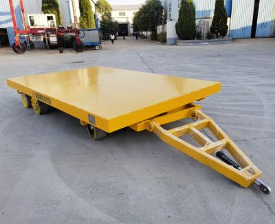 China 10T Trackless Industry Model Unpowered Trailer In Factory for sale