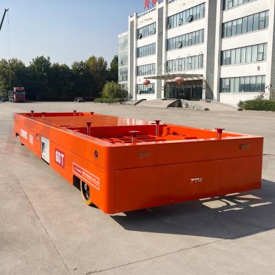 China Industrial Production Electric Transfer Trolley 360 Degree Rotating Trackless Transfer Cart for sale