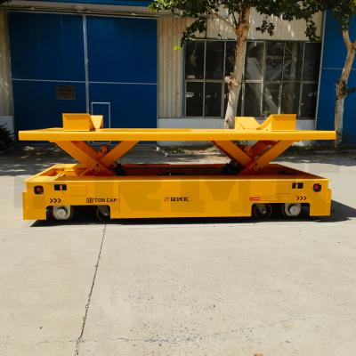 China 12T Scissor Lift Omnidirectional Vehicle Transport Paper Rolls for sale