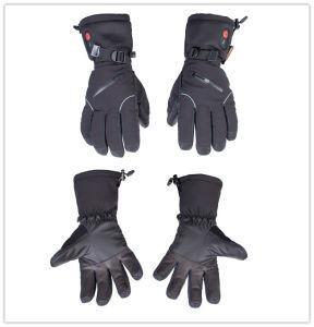 China Windproof Electric Heated Ski Gloves with Rechargeable Battery Temperature 45-50 ordm for sale