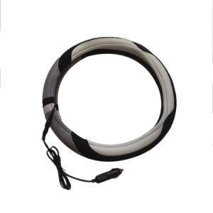 China Anti Slip Car Accessories 38cm Diameter Steering Wheel Cover with Bending Resistance for sale