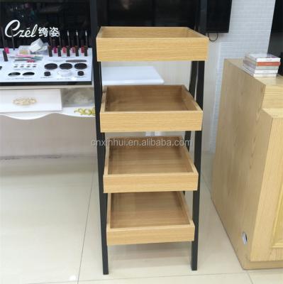 China Beautiful Double Sided Table Rack and Shelf for Supermarket or Store for sale