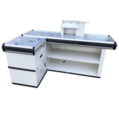 China Shop Cashier Counter 2018 Cash Register Cashier Counter Supermarket Checkout Counter for sale