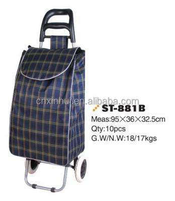 China Factory Direct Sales Folding Trolley Bags Upscale Collapsible Shopping Cart Bags for sale